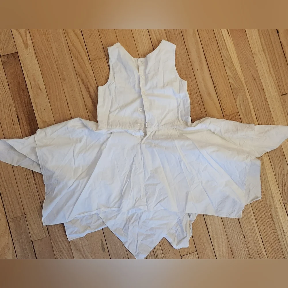 Classic White Girls' Party Dress - Picture 2 of 5